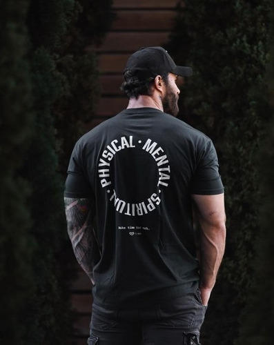 Playera Fit Fitness Gym Espiritual-fisica Y Mental Urbanfit