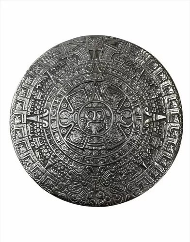 Calendario Azteca O Piedra Del Sol Pewter Paquete 12 Pzs