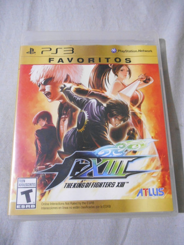 The King Of Fighters Xiii Juegos Ps3 Discos Playstation Kof