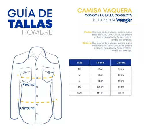 Camisa Moderna Manga Larga Wrangler Hombre 789 azul XG WRANGLER