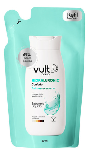 Vult Corpo Hidraluronic Conforto Antirressecamento Refil - S