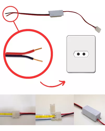 Tira Led LEDBOX 220V COB, 288Led/m, carrete 50 metros con conectores  rápidos, 50cm corte, Blanco cálido