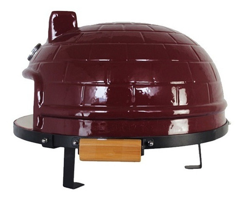 Imagem 4 de 5 de Forno Pizza Em Cerâmica Kamado Big Bob Egg 21