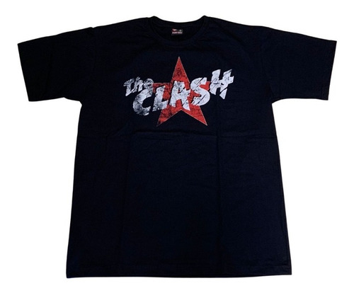 Camisa Camiseta The Clash Punk Rock 100% Algodão Silk