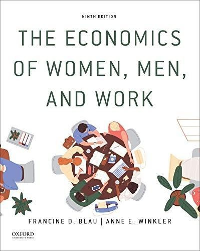 The Economics Of Women, Men, And Work - (libro En Inglés)