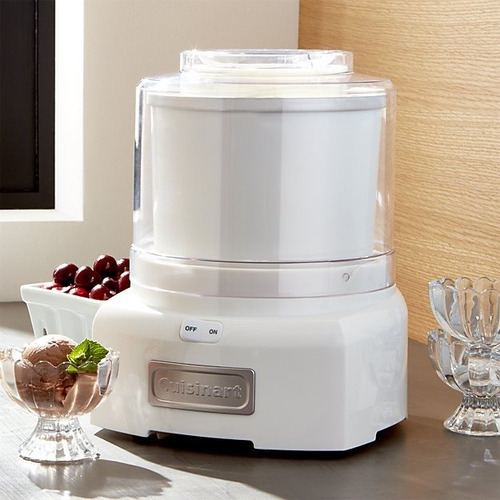 Imagen 4 de 4 de Maquina Automática De Helado Blanca Cuisinart Ice-21