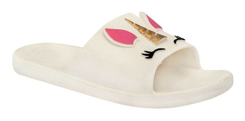 Sandalia Unicornio Urus 7808 Para Niña Color Blanco E6