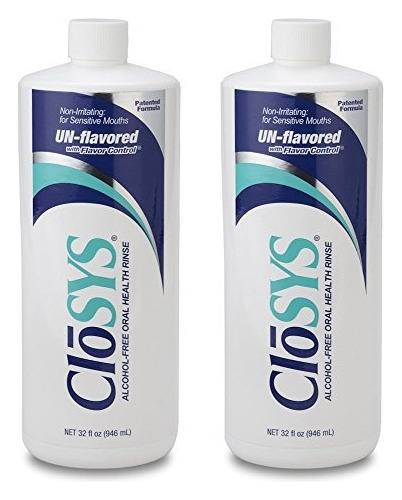 Closys Original Unflavored Mouthwsh, Sin Alcohol, 32 Onzas (