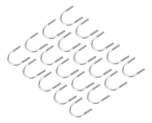 Juego De 20 Piezas En Forma De U De Acero Inoxidable 304 M6x