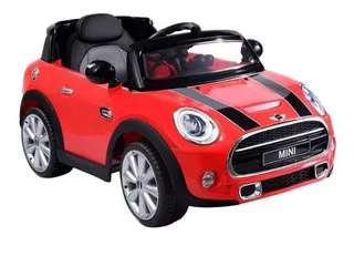 Carro Montable Electrico Mini Cooper Rojo Prinsel Mod.1214 Color Rojo