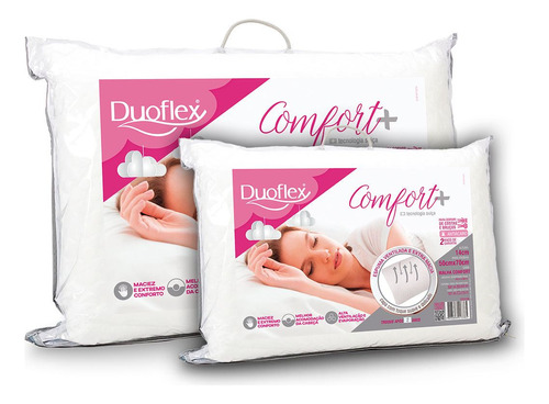 Set X2 - Almohada Comfort De Espuma Hypersoft Mayor Confort