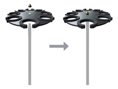 Soporte Para Múltiples Micrófonos Accesorio Para Soporte