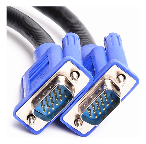 Cable Vga A Vga Macho 1.5 Metros Blindado Proyector Pc Lap