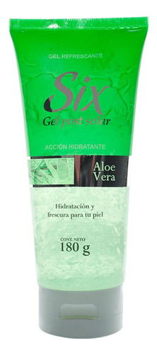 Gel Post Solar Aloe Vera Six® 180g | Hidrata Y Refresca