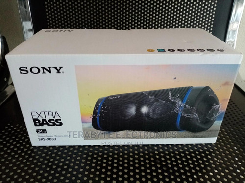 Corneta Sony Srs Xb33, Portátil, 24 Hrs, Bluetooth, Aux