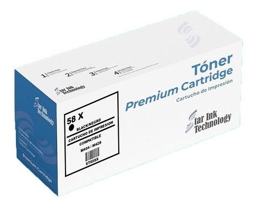 Toner 58x Star Ink Technology