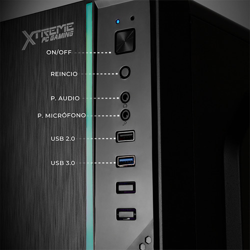 Xtreme Pc Gaming Amd Radeon Vega 8 Ryzen 3 3200g 3.6 Ghz Quad Core 16gb Ssd 500gb Wifi Ultron Black
