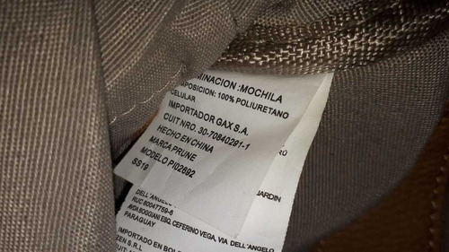 Mochila Usada Prune