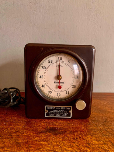 Antiguo Reloj Científico Stop Timer Bakelita Años 40s !!