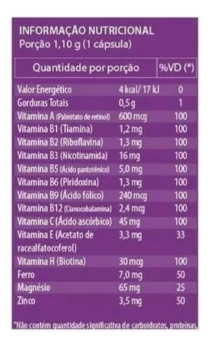 Vitaminas Y Minerales De A-z (120 Cápsulas) Vigora
