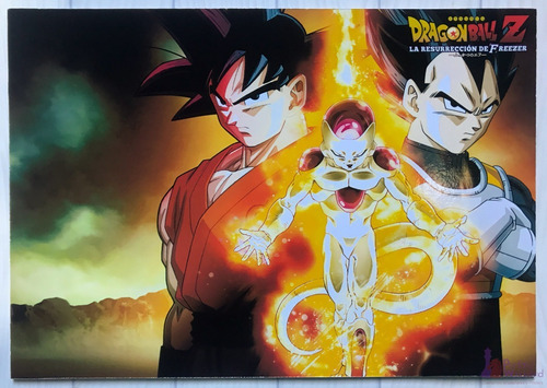 Cuadro Artesanal De Dragon Ball Z - Goku, Vegeta Y Freezer