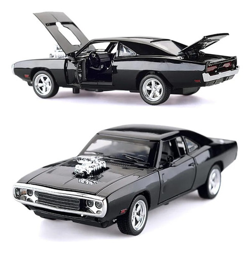 Carrinho Miniatura Velozes Furiosos Dodge Challenger Preto