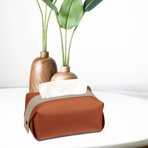 3 Caja De Almacenamiento De Servilletas De Bolsa De Tejido