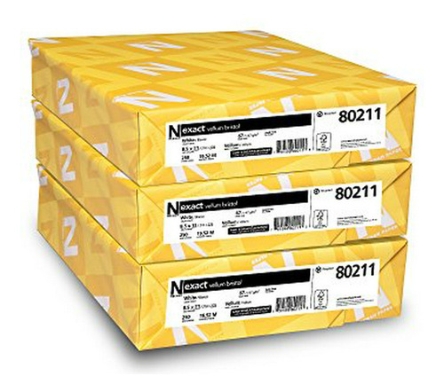 Neenah Exact Vitela Bristol, 8,5  X 11  , 67 Lb - 147 Gsm, B