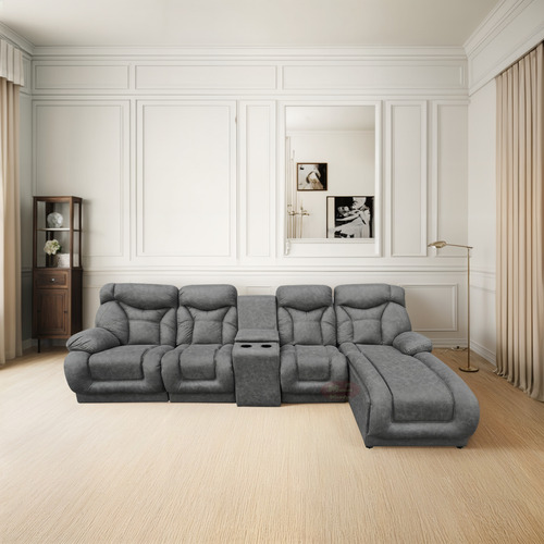 Sala Modular Con Reclinable Y Portavasos Mod. Marruecos Mini
