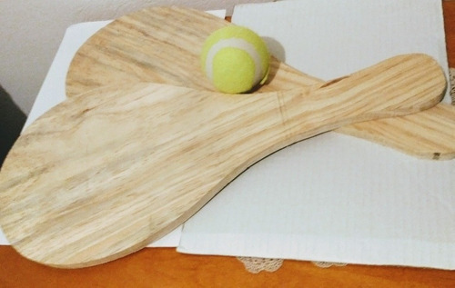 Paletas De Madera. Tenis