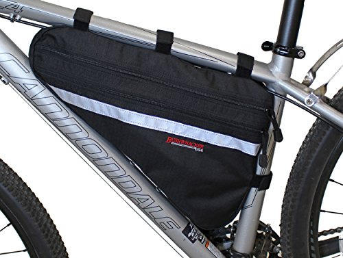 Fargo Black - Bolsa Triangular Grande Cuadro De Bicicle...