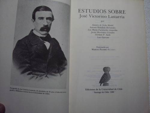 Estudio Sobre Jose Victorino Lastarria (Usado)