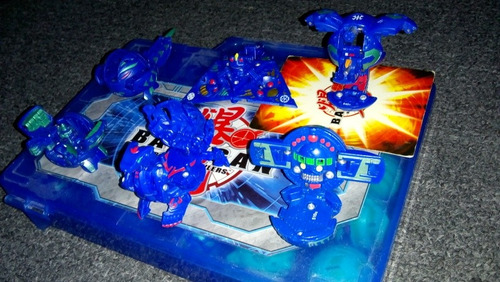 Bakugan Lumagrowl,el Condor,fortress,limulus Blue Aquos