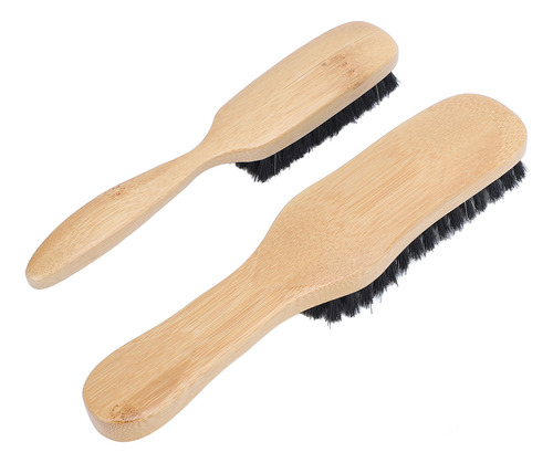 Cepillo Para Barba, Mango Ergonómico Y Bigote, 2 Unidades
