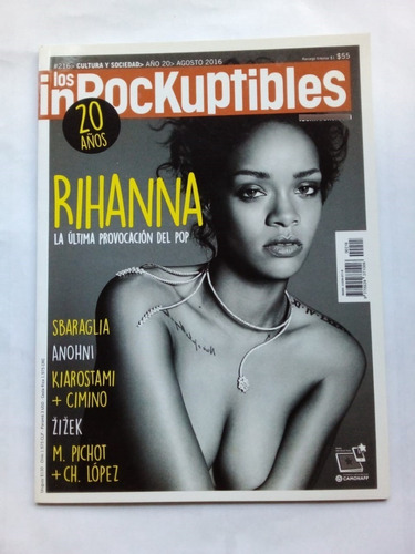 Los Inrockuptibles #216 - Ago 2016 - Rihanna Zizek - U