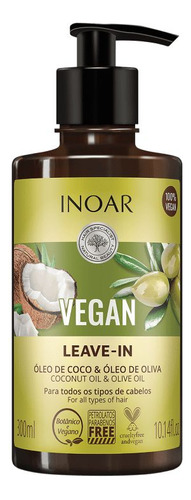 Crema De Peinar Leave-in Vegan Inoar 