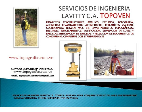 Imagen 4 de 6 de Topografos Topografo El Hatillo El Junquito Vargas Salias