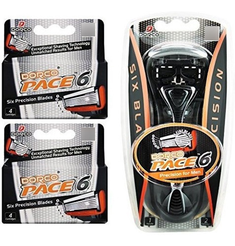 Sistema De Hoja De Afeitar Dorco Pace 6- Six Blade - Value P