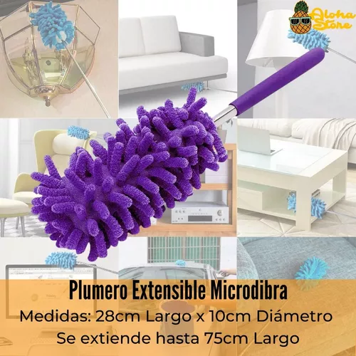 Plumero Mango Extensible Telescópico Microfibra 65 Cm