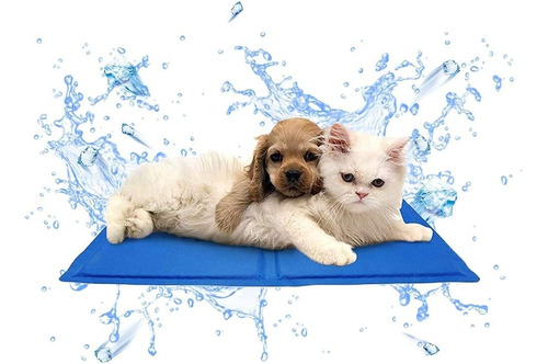 Colchoneta Cama Refrigerante Gel Verano Perro Gato 81x96 Cm