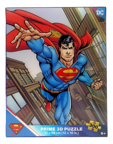 Puzzle Rompecabezas 3d Superman Volando 300 Piezas