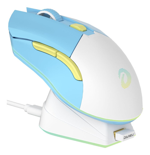 Dareu Em901x Mouse Inalámbrico Para Juegos Con Base De Carga