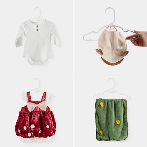 Perchas Para Bebé De 60 Unidades - Perchas De Plástico Apila