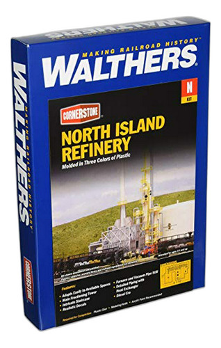 Walthers, Inc. Kit De Refinería De Petróleo De La Isla Norte