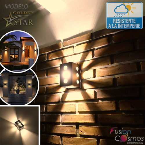 Tortuga Farol Exterior 10 Efectos Rayo X Con Lampara Led 12w