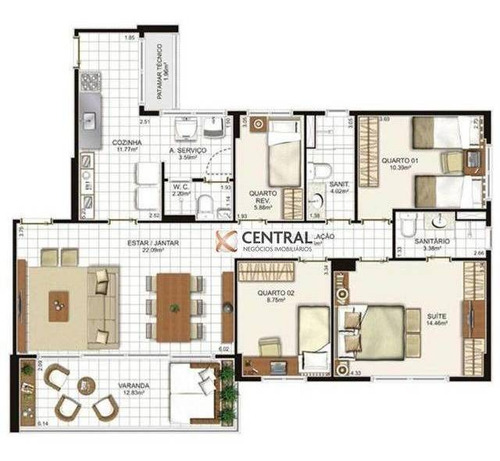 Apartamento Com 4 Dormitórios À Venda, 106 M² Por R$ 630.000,00 - Paralela - Salvador/ba - Ap2529