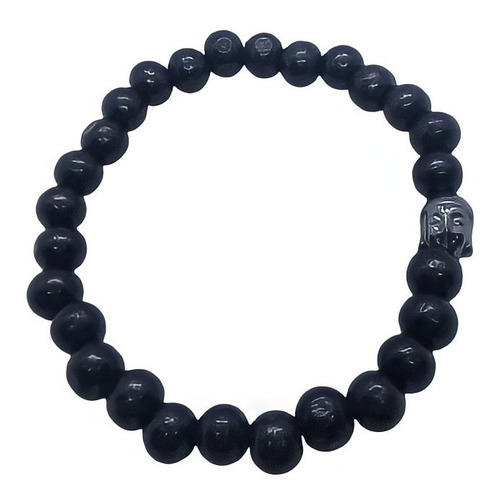 Imagem 7 de 10 de Japamala Masculino Cabeça De Buda Hematita E Pulseira