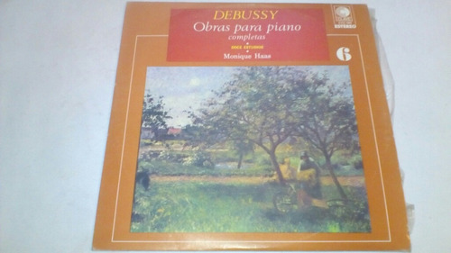 Lp Debussy Obras Para Piano Completas Monique Haas 12 Estudi