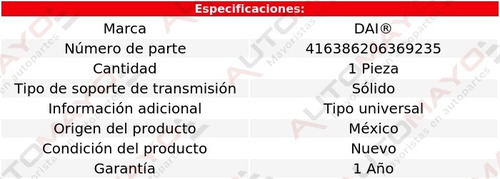 Tacón Transmisión C25/c2500 Pickup L6 4.1l Gmc 1969-1974