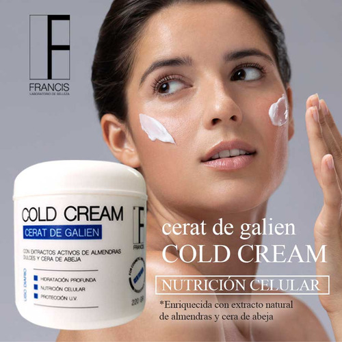 2 Pack Crema Facial Cold Cream De Almendras Y Cera De Abeja